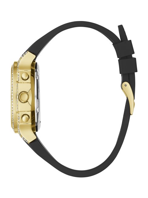 Montre Multifonctionnelle Digitale Dorée Et Noire Multi Guess