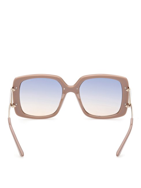 Lunettes De Soleil Carrées Oversize Nude Guess