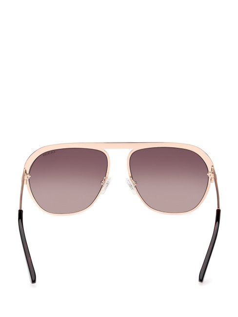 Lunettes De Soleil Aviateur Métal écailles Guess