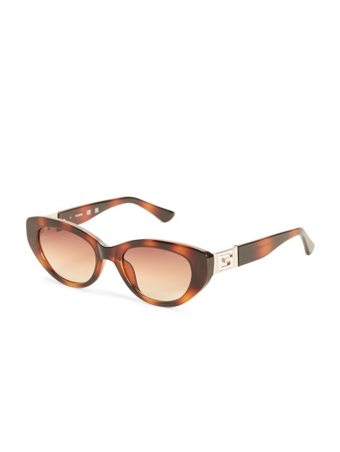 Tort Guess Lunettes De Soleil œil-de-chat En Plastique Coloré