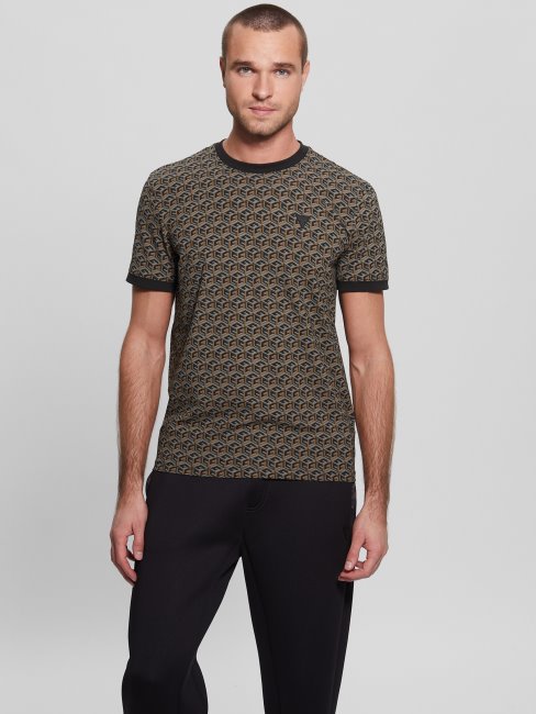 T-shirt Macro G Cube Combo Marron à Logo Colin éco