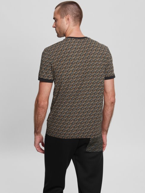 T-shirt Macro G Cube Combo Marron à Logo Colin éco