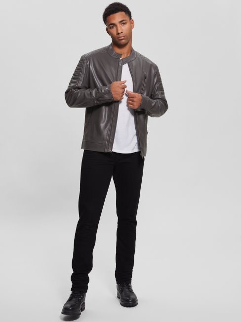 Veste De Motard En Similicuir Magnétique Guess