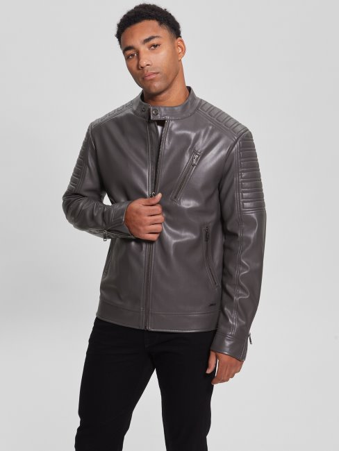 Veste De Motard En Similicuir Magnétique Guess