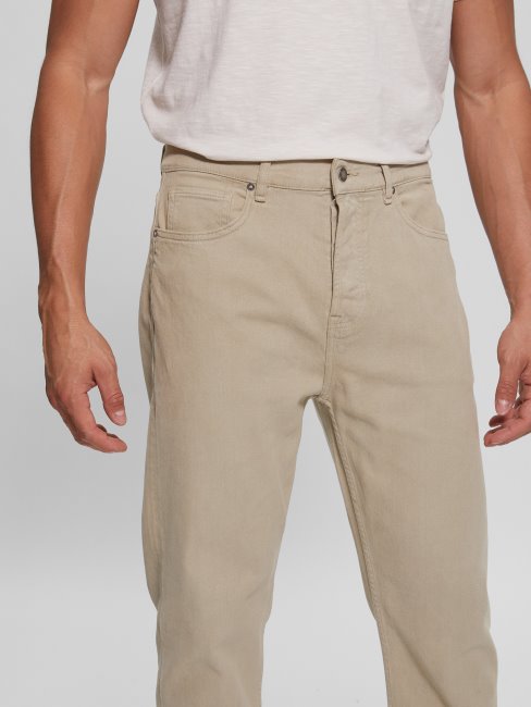 Pantalon Tissé Eco James Slim Guess Pasadena Stone