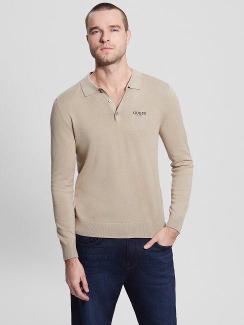 Polo Rayé Eco Royce Guess Impact Gris