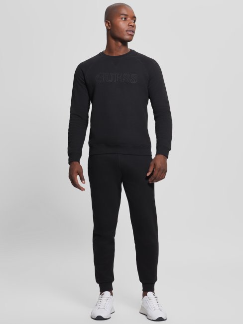 Pantalon Eco Aldwin Logo Guess Noir Jet