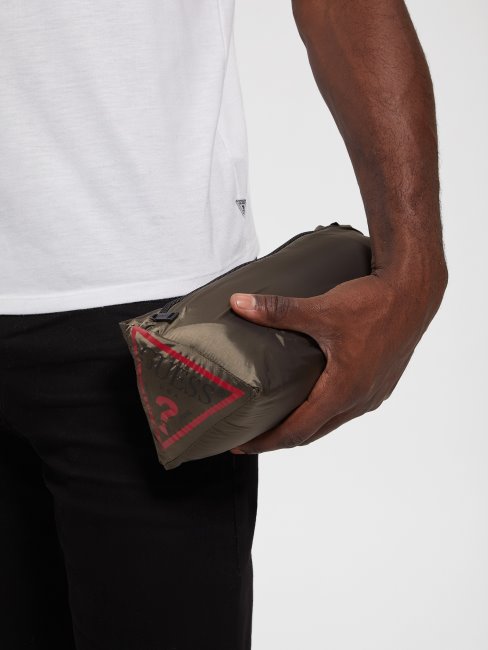 Guess Pasadena Stone Doudoune Compressible En Duvet Véritable