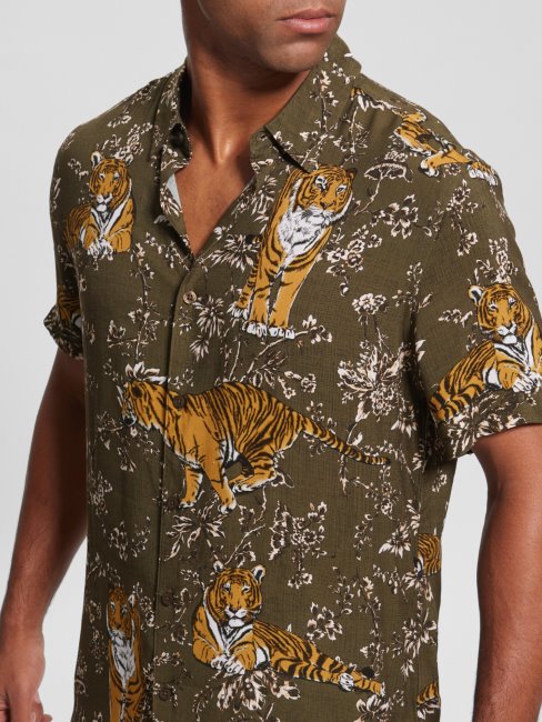 Tigre Jungle Deviner éco Chemise Tigre