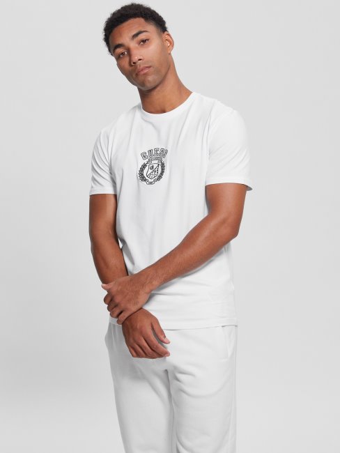 Tee Shirt Guess Eco Semyon Blanc Pur