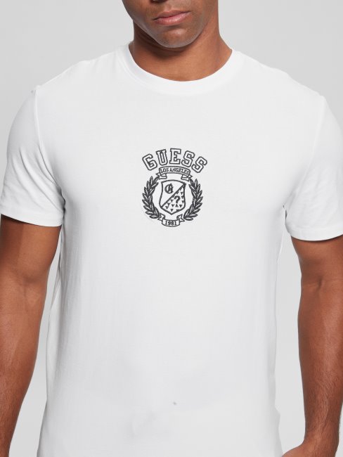 Tee Shirt Guess Eco Semyon Blanc Pur