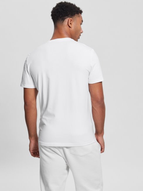 Tee Shirt Guess Eco Semyon Blanc Pur