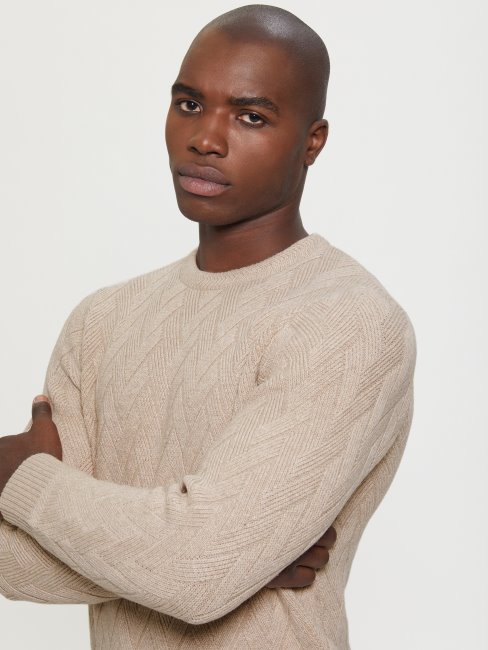 Guess Simon Pull Sentir Votre Peau Bruyère Mu