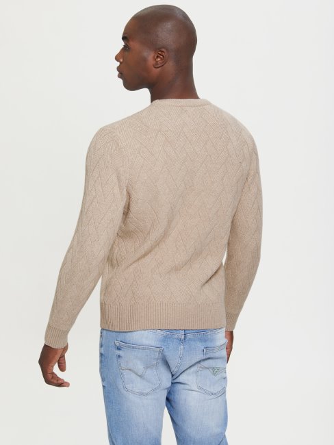 Guess Simon Pull Sentir Votre Peau Bruyère Mu