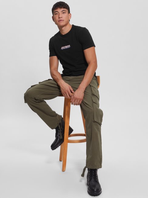 Tee Shirt A Logo Maksim Noir Jais Devinez