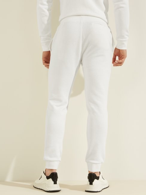Guess Blanc/scuffy Eco Pantalon Logo Aldwin