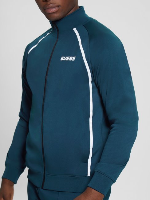 Sweat Zippé Bleu Guess Eco Bemount