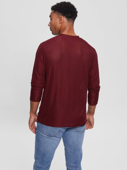 T-shirt En Tricot à Encolure En V Guess Vino Entrepôt