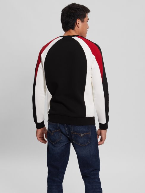 Sweat à Col Ras Du Cou Eco Matty Noir De Jais Guess