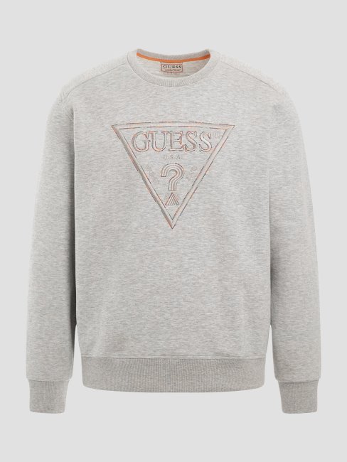 Polaire Eco Logo Gris Poussiéreux Chiné Guess