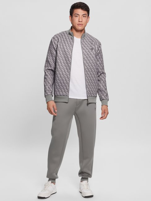 Colin Logo Veste Zippée Macro G Cube Gris-noir Guess