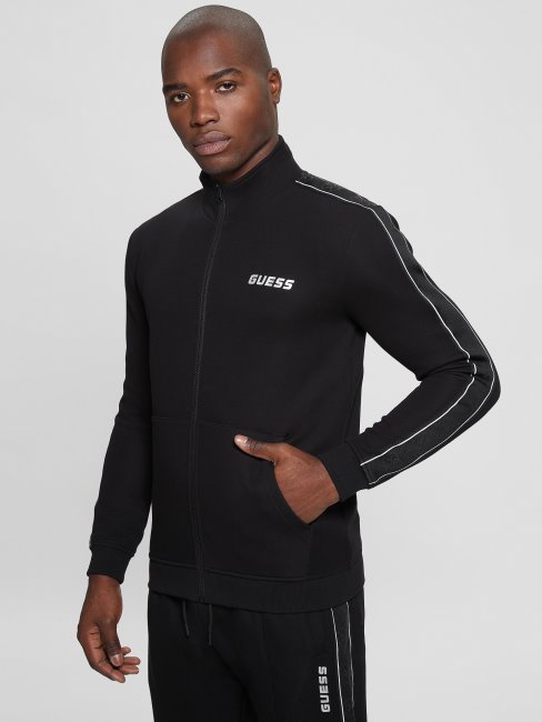 Guess Eco Mickey Sweat Zip Noir Jet