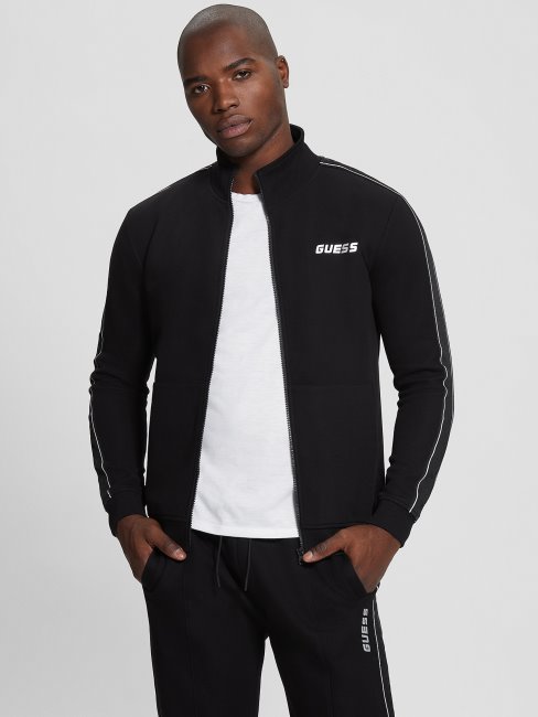 Guess Eco Mickey Sweat Zip Noir Jet