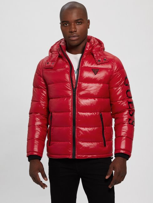 Anthony Logo Doudoune Piment Rouge Deviner