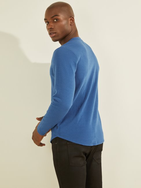 T-shirt à Manches Longues Guess Zuma En Eaux Libres