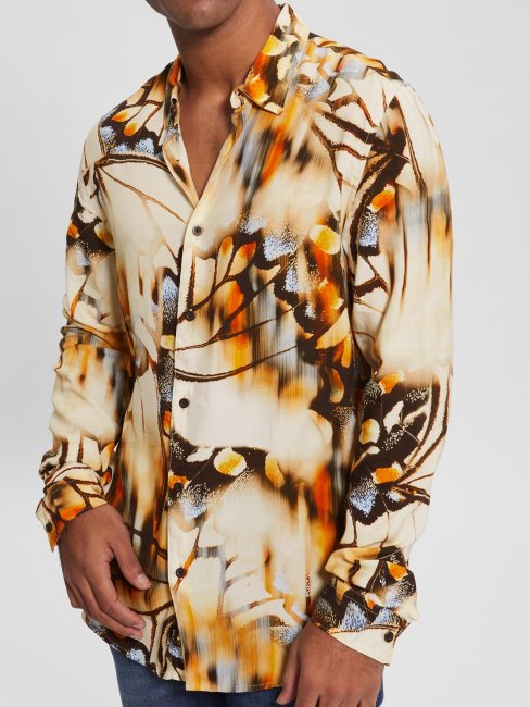 Tee Shirt Guess Eco Papillons Papillons Flous