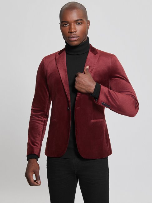 Guess Vino Blazer En Velours Fulham