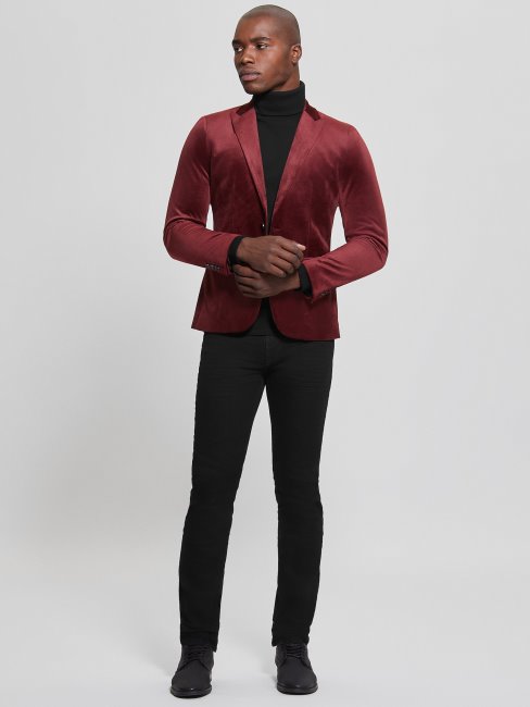 Guess Vino Blazer En Velours Fulham