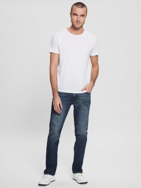 Jean Droit Normal Délavé à L'encrier