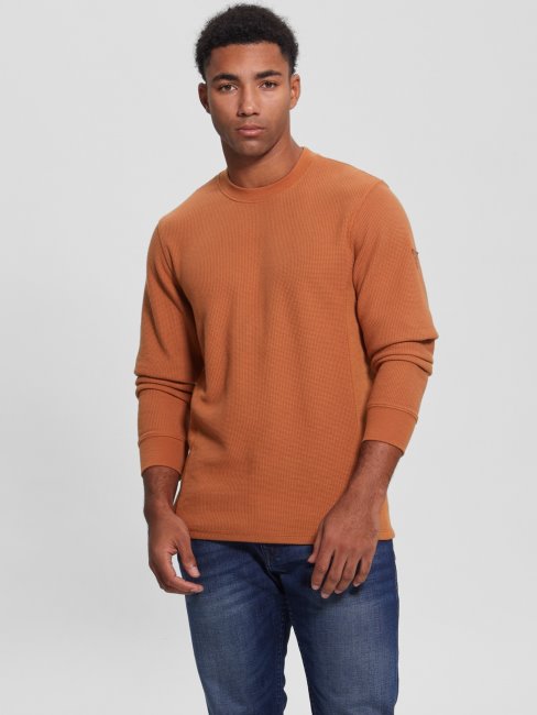 T-shirt à Manches Longues Gaufré Mesa Myles Devinez