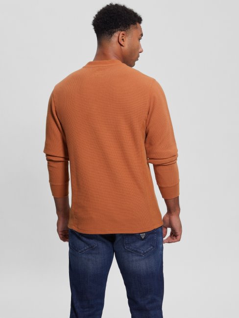 T-shirt à Manches Longues Gaufré Mesa Myles Devinez