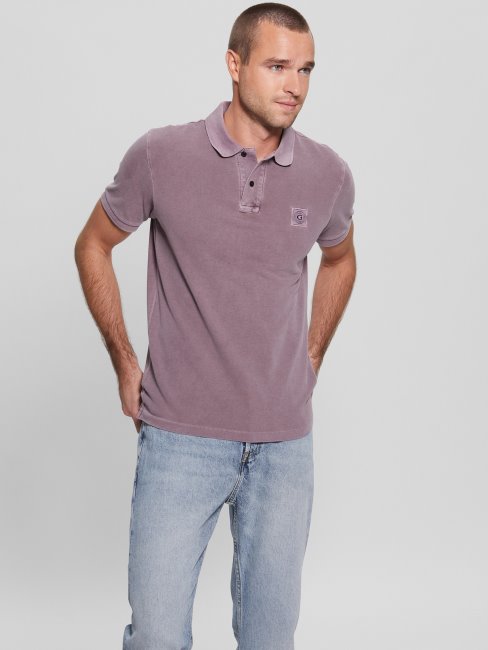 Polo Guess Regal Prune Délavé