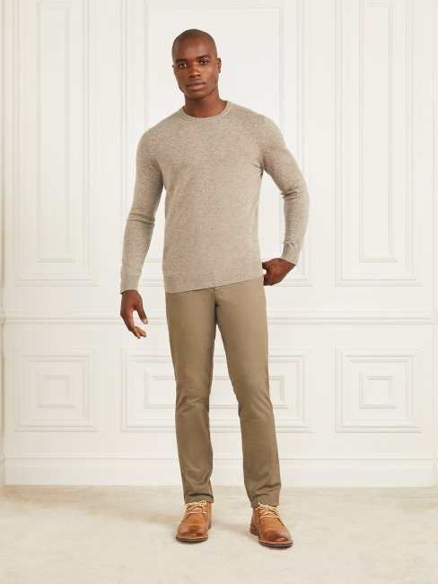 Guess Vert Cantine Eco Hugh Easy Pantalon Chino