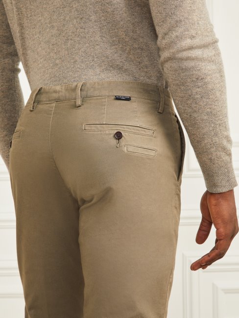 Guess Vert Cantine Eco Hugh Easy Pantalon Chino