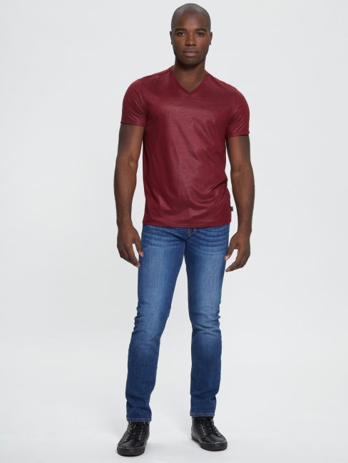 T-shirt Mason Yoke à Col En V Vino Guess