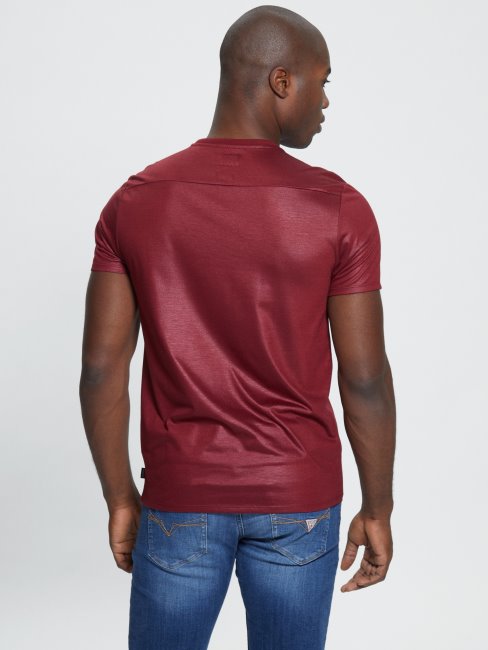 T-shirt Mason Yoke à Col En V Vino Guess