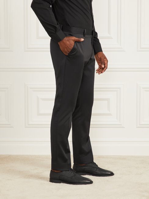 Pantalon Guess Warren Noir De Jais