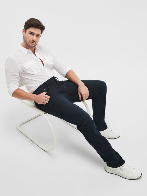 Guess Jean Droit Fonte Foncée