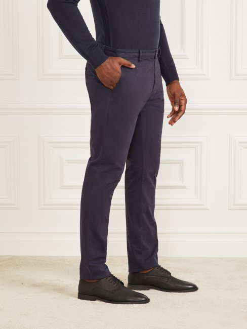Pantalon Chino Eco Hugh Easy Guess Bleu élégant