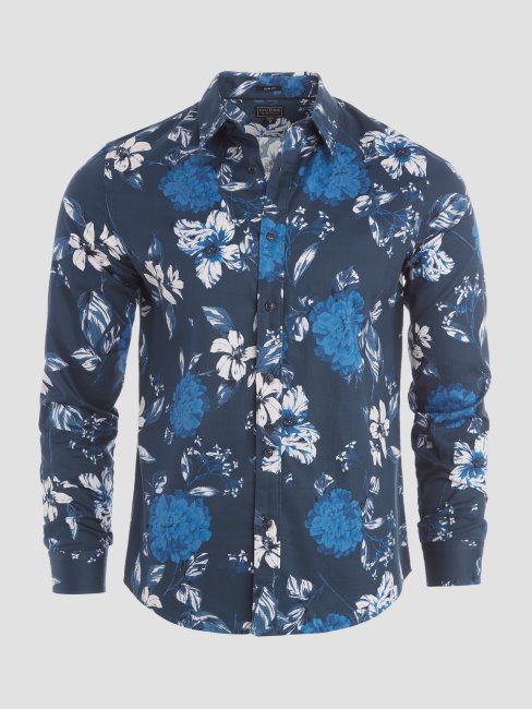 Camélia Cascade Chemises Guess Luxe Camélia Cascade Bleu