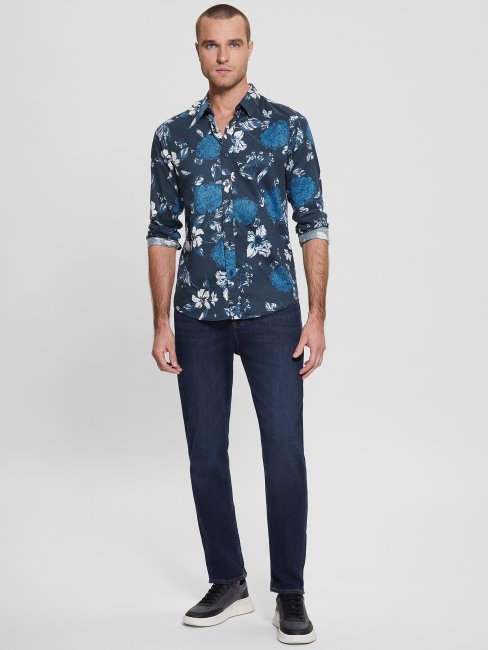 Camélia Cascade Chemises Guess Luxe Camélia Cascade Bleu