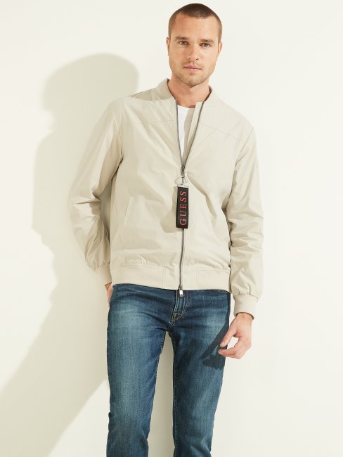 Blouson D'aviateur Confort Border Guess Gris