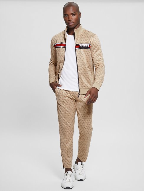 Veste De Survêtement Eco Korbin 4g Aop Beige Blanco Guess