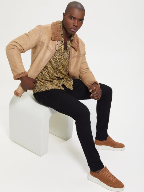 Veste Imitation Mouton Retourné Macchiato Guess