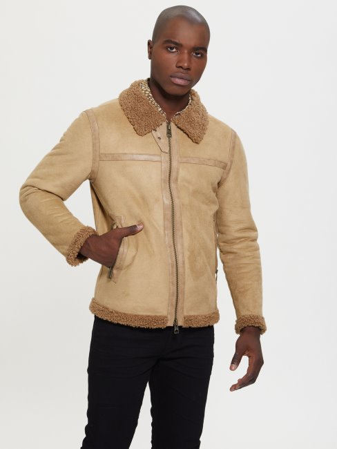 Veste Imitation Mouton Retourné Macchiato Guess