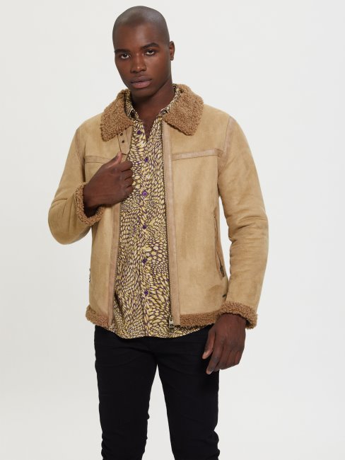 Veste Imitation Mouton Retourné Macchiato Guess